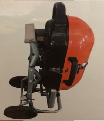 Image showing  1-Burner Propane Gas Folding Grill, 15,000 BTU, Orange