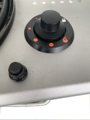 Image showing  1-Burner Propane Gas Folding Grill, 15,000 BTU, Orange