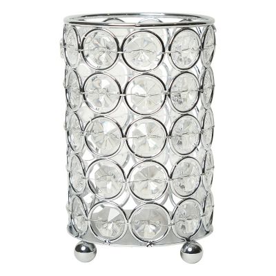 Elegant Designs Elipse Candle Holder, 7 in., HG1002-CHR