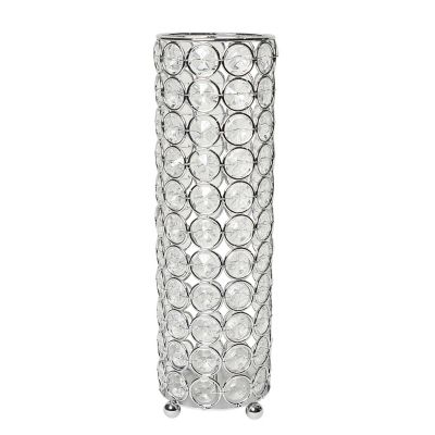 Elegant Designs Elipse Candle Holder, 8 in., HG1003-CHR