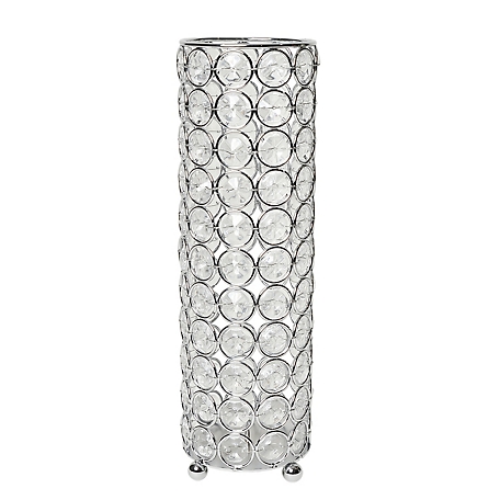 Elegant Designs Elipse Candle Holder, 8 in., HG1003-CHR