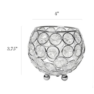 Image showing  3.75 in. Elipse Circular Candle Holder