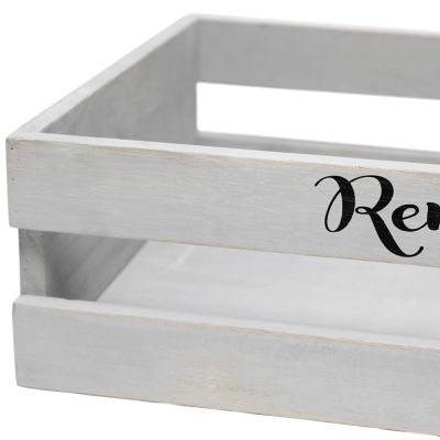 Image showing  Decorative Wood Bathroom Set, 3 pc.