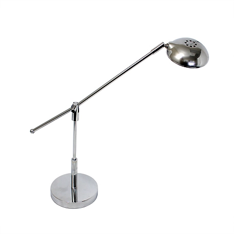 Simple Designs 21.25 in. H Balance Arm LED Desk Lamp with Swivel Head