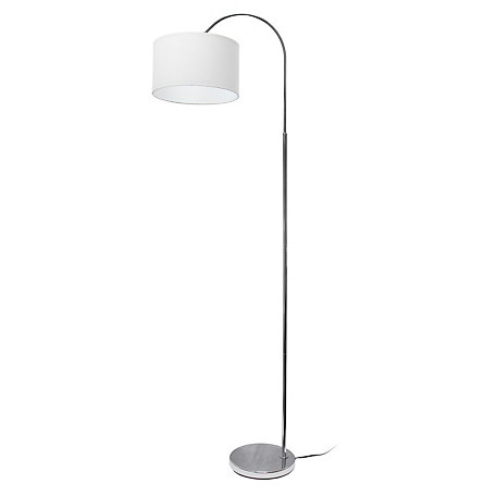 Simple Designs 66 in. Arched Floor Lamp, White