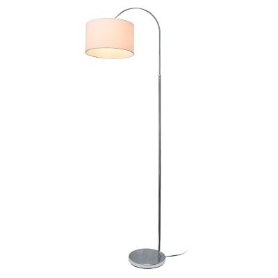 Image showing  66 in. Arched Floor Lamp, White