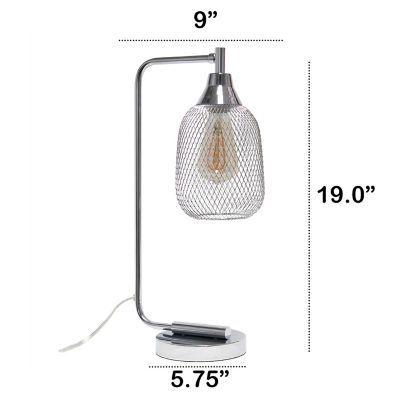 Image showing  Industrial Mesh Desk Lamp, Chrome