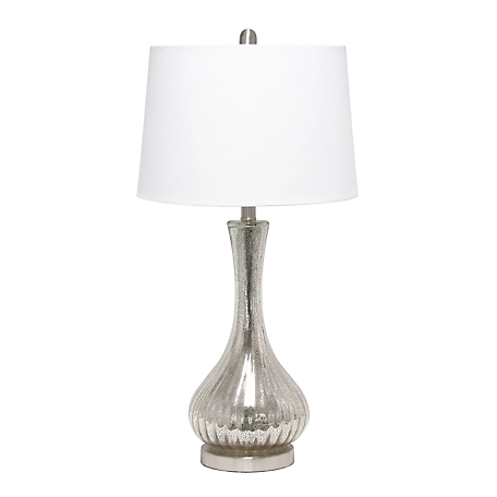 Lalia Home Tear Drop Table Lamp with Fabric Shade