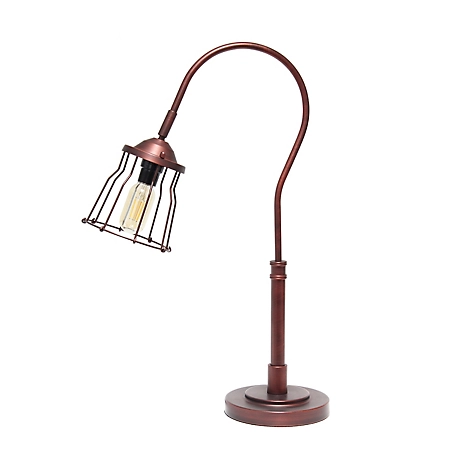 Lalia Home Rustic Caged Shade Table Lamp
