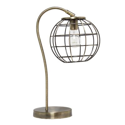 Lalia Home Arched Metal Cage Table Lamp
