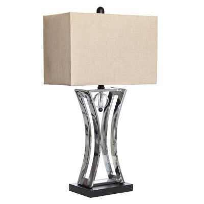 Image showing  28 in. H Executive Business Table Lamp, Chrome