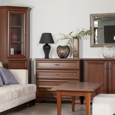 Simple Designs 14.17 in. H Textured Stucco Ceramic Oval Table Lamp, Black