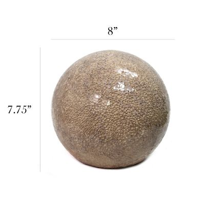 Image showing  8 in. H Stone Ball Table Lamp