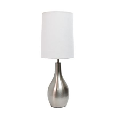 Simple Designs 9.25 in. H Tear Drop Table Lamp