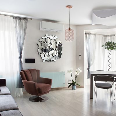 Elegant Designs 1-Light Elipse Cylinder Pendant Ceiling Light
