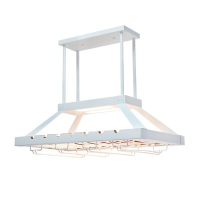 Image showing  2-Light LED Overhead Wine Rack Light, White