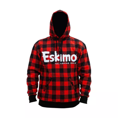 Eskimo Unisex Buffalo Plaid Cotton Hoodie Women's Sweatshirts