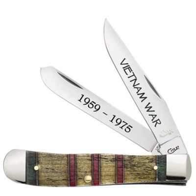 Image showing  3.24 in. and 3.27 in. Vietnam Trapper Knife