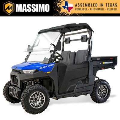 Massimo Buck 250 UTV/ATV Side by Side Blue