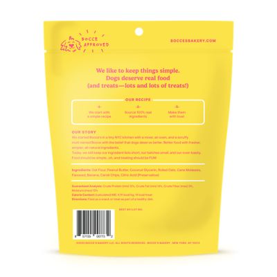 Image showing  Peanut Butter and Banana Flavor Dog Biscuit Treats, 6 oz.