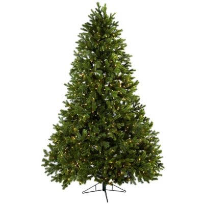 Nearly Natural 7.5 ft. Pre-Lit Royal Grand Christmas Tree with Clear Lights