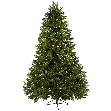 Nearly Natural 7.5 ft. Royal Grand Christmas Tree with Clear Lights