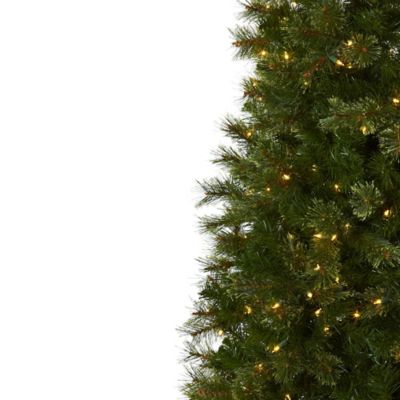Image showing  7.5 ft. Cashmere Slim Christmas Tree with Clear Lights