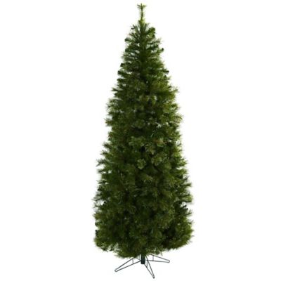 Image showing  7.5 ft. Cashmere Slim Christmas Tree with Clear Lights