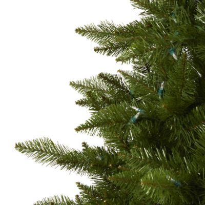 Image showing  9 ft. Vermont Spruce Artificial Christmas Tree, 850 Warm White LED Lights, 1,984 Bendable Branches
