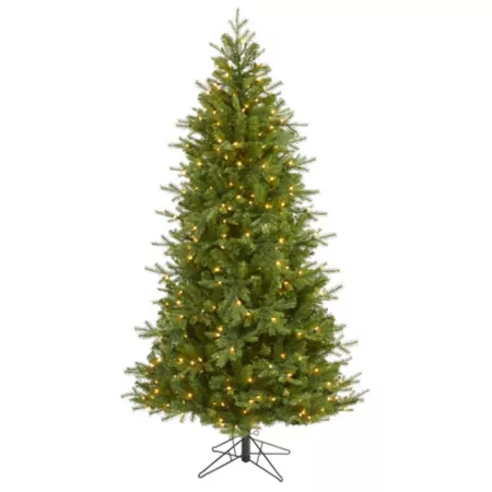 Nearly Natural 7-Foot Vienna Fir Artificial Christmas Tree 450 Warm White Lights and 843 Bendable Branches Artificial Christmas Trees