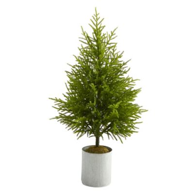 Nearly Natural 49 in. Norfolk Island Pine Natural Look Artificial Tree