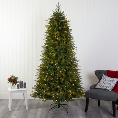 Image showing  7 ft. Vancouver Fir Natural Look Artificial Christmas Tree with 500 Clear LED Lights & 2542 Bendable Branches