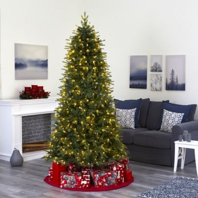 Image showing 5 th Nearly Natural 7 ft. Vancouver Fir Natural Look Artificial Christmas Tree with 500 Clear LED Lights & 2542 Bendable Branches