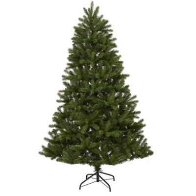 Image showing  6 ft. New Haven Spruce Natural Look Artificial Christmas Tree, 350 LED Lights