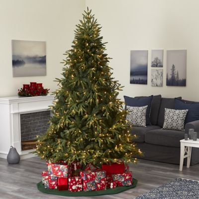 Image showing 5 th Nearly Natural 7 ft. Pre-Lit Colorado Mountain Fir Natural Look Artificial Christmas Tree with 500 Clear LED Lights, 2,552 Tips
