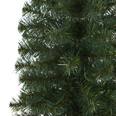 Image showing  2 ft. Green Artificial Christmas Tree with 35 LED Lights and 72 Bendable Branches