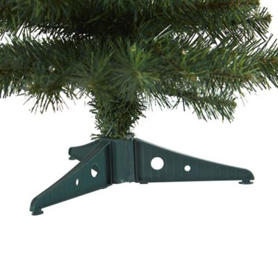 Image showing  2 ft. Green Artificial Christmas Tree with 35 LED Lights and 72 Bendable Branches