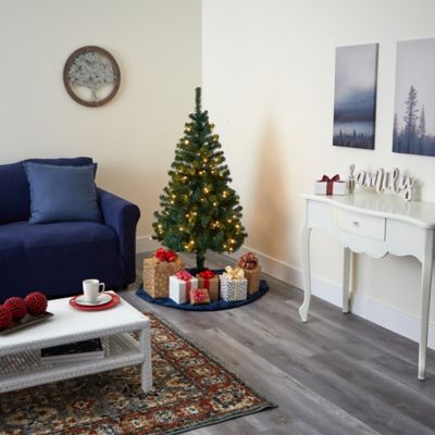 Image showing 1 th Nearly Natural 5 ft. Northern Tip Pine Artificial Christmas Tree, 150 Clear LED Lights