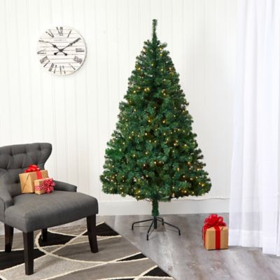 Image showing  6 ft. Northern Tip Pine Artificial Christmas Tree with 250 Clear LED Lights