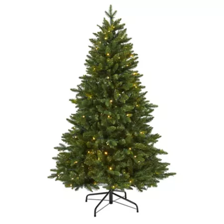 New Hampshire Artificial Christmas Tree 5 ft Nearly Natural 150 LED Lights Artificial Christmas Trees