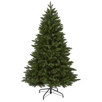 Image showing  5 ft. New Hampshire Fir Artificial Christmas Tree, 150 LED Lights