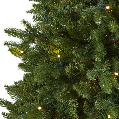Image showing  5 ft. New Hampshire Fir Artificial Christmas Tree, 150 LED Lights