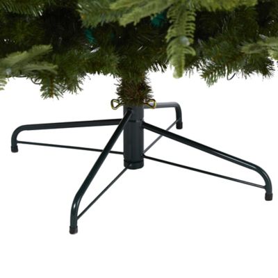 Image showing  8 ft. Layered Washington Spruce Artificial Christmas Tree, 550 Clear LED Lights and 1,325 Bendable Branches