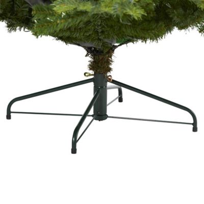 Image showing  8 ft. North Carolina Spruce Artificial Christmas Tree, 650 Clear Lights and 1,303 Bendable Branches