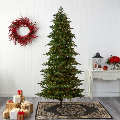 Image showing  8 ft. South Carolina Fir Artificial Christmas Tree with 650 Clear Lights and 2598 Bendable Branches