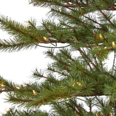 Image showing  7 ft. Vancouver Mountain Pine Artificial Christmas Tree, 450 Clear Lights and 1,762 Bendable Branches