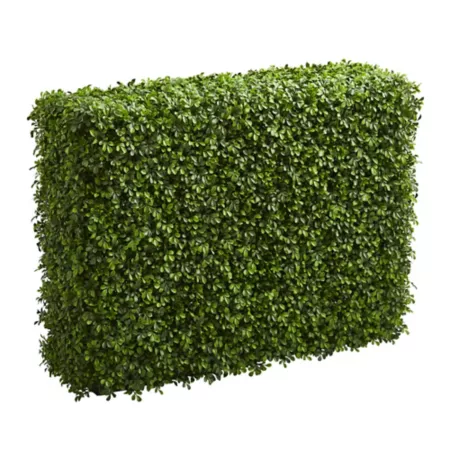 Nearly Natural 39 in Artificial boxwood hedge indoor/outdoor Artificial Plants & Flowers