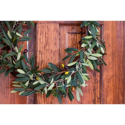 Image showing  20 in. Artificial Olive Wreath