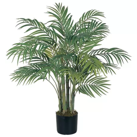 3 Foot Almost Natural Areca Silk Palm Tree Artificial Plants & Flowers