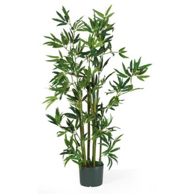 Nearly Natural 4 ft. Bamboo Silk Plant